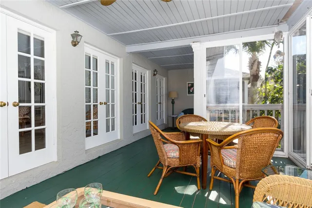 an aerial view of a residential houses