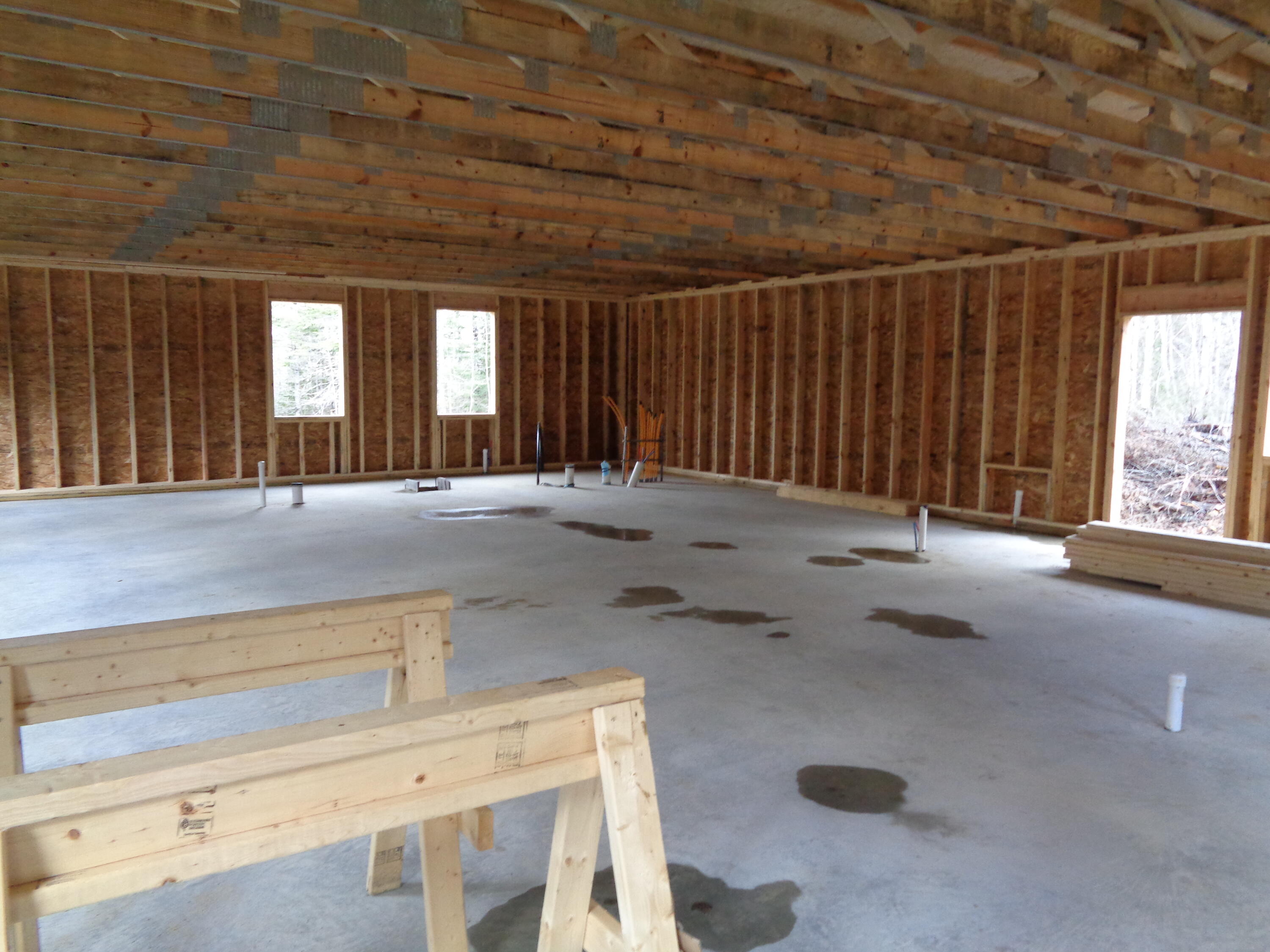 1600 Waltham Road Waltham, ME 04605 - Photo 14 of 16 Ready for framing