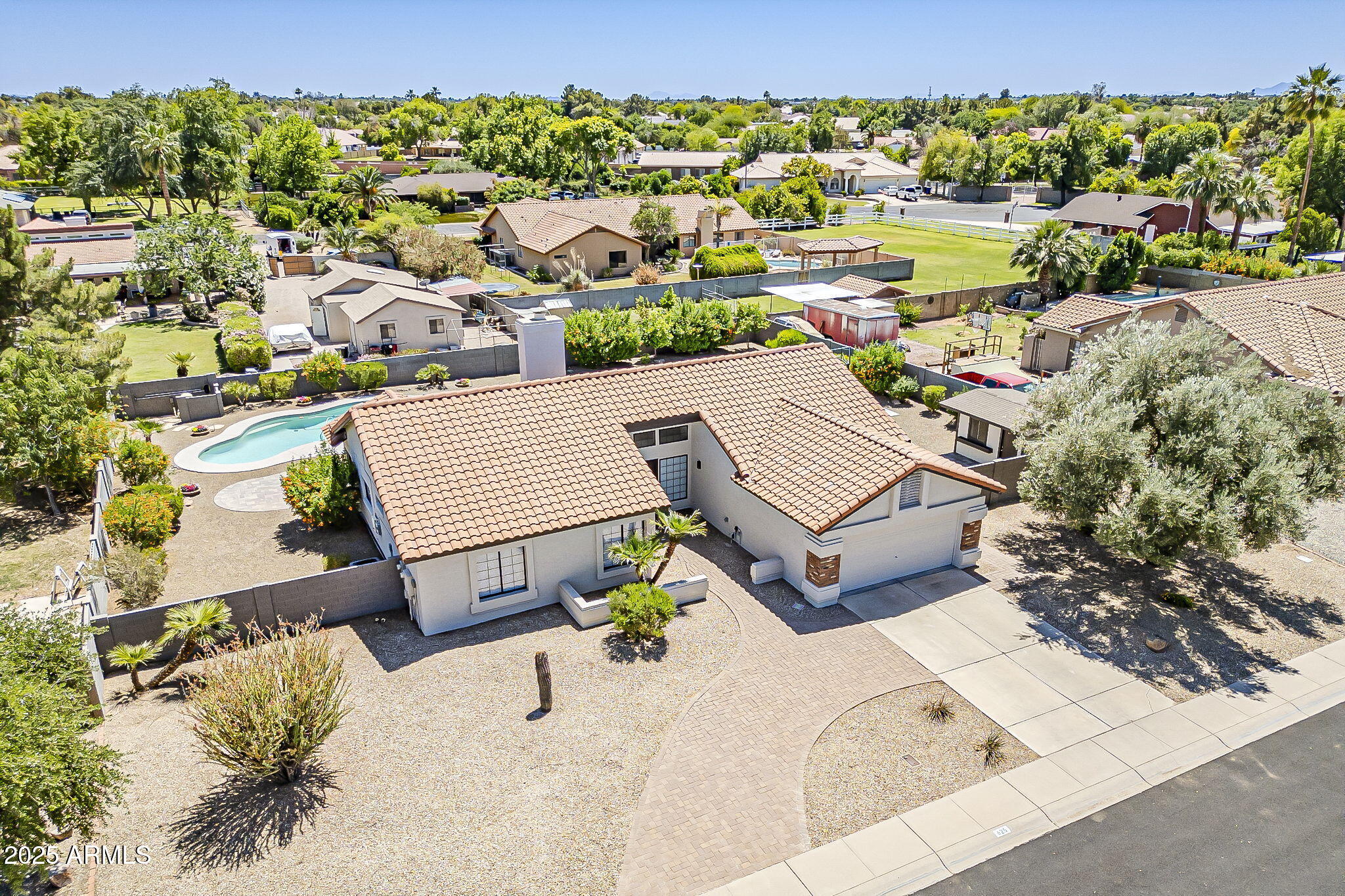 625 East Silver Creek Road Gilbert, AZ 85296 - Photo 1 of 33 3-web-or-mls-Silver Creek Aerial-3