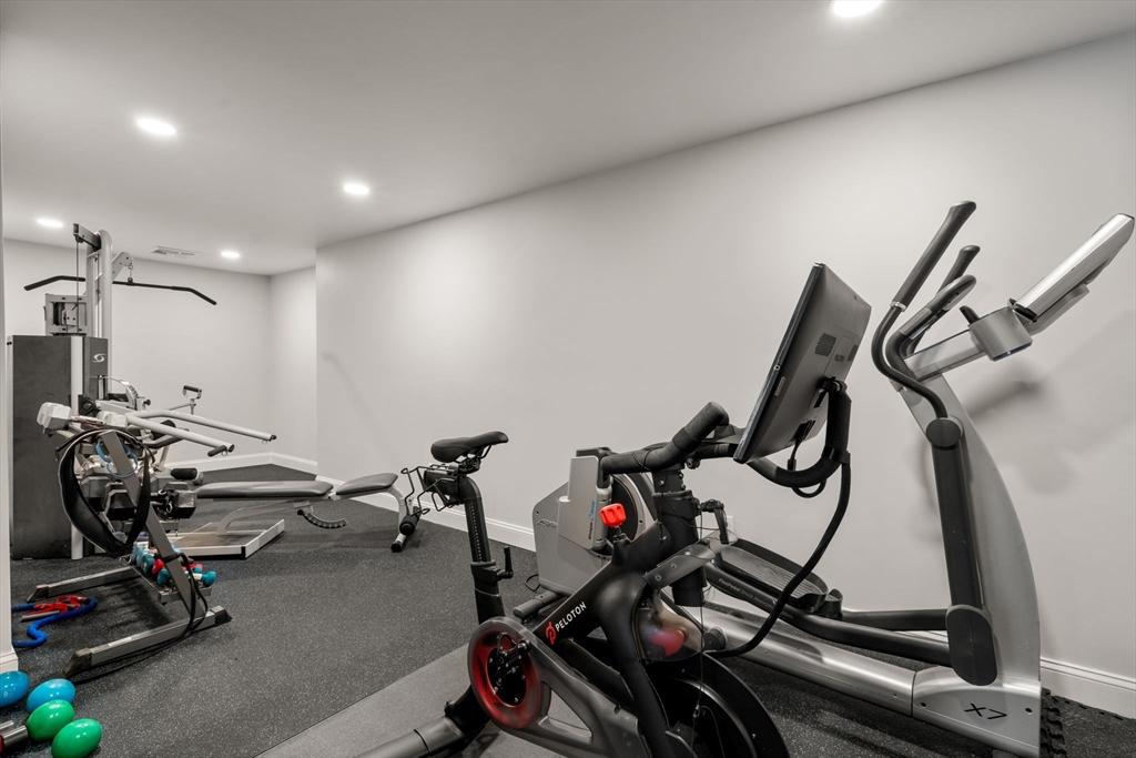 72 Moore Road Wayland, MA 01778 - Photo 21 of 23 a view of a room with gym equipment
