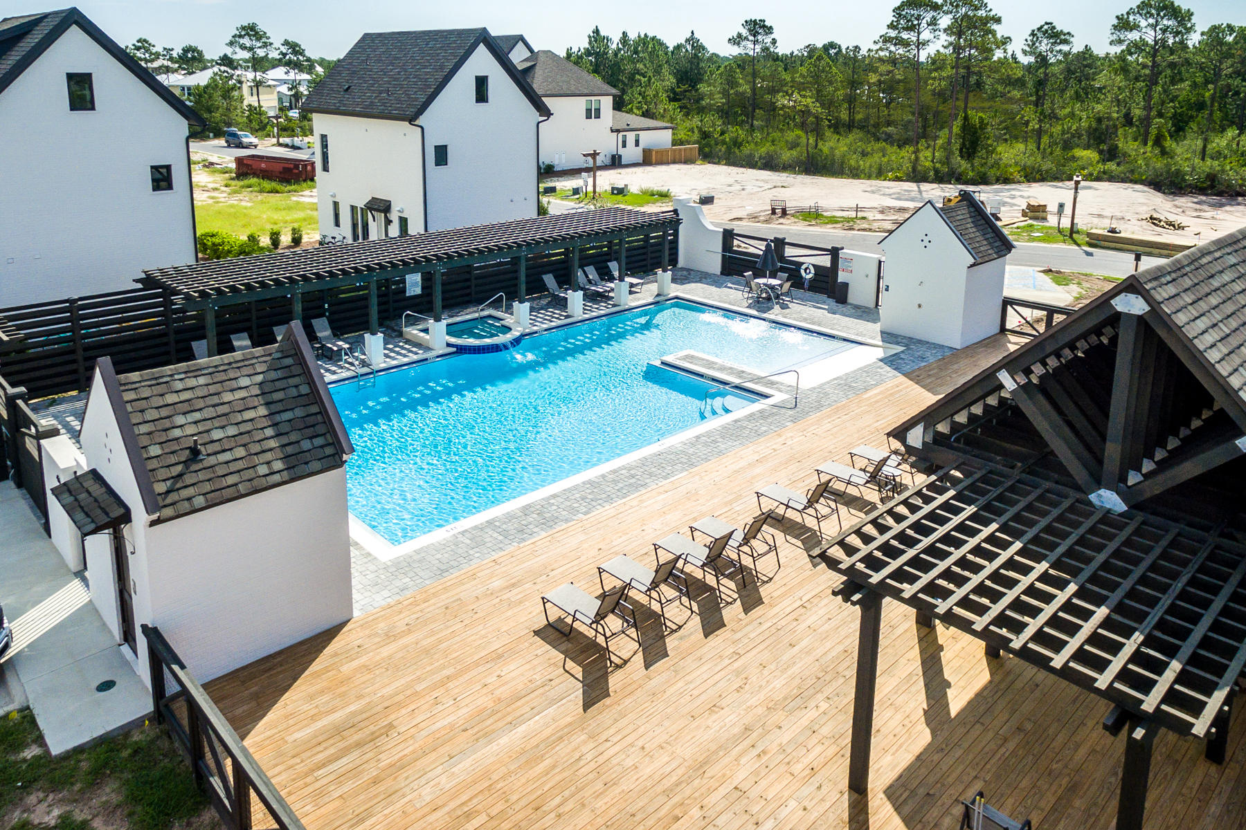 305 Ridgewalk Circle Santa Rosa Beach, FL 32459 - Photo 17 of 32 swimming pool view with a sitting space
