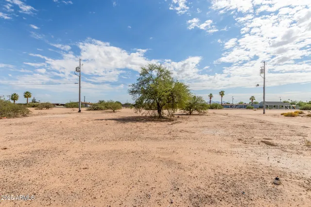 a view of a backyard of a house