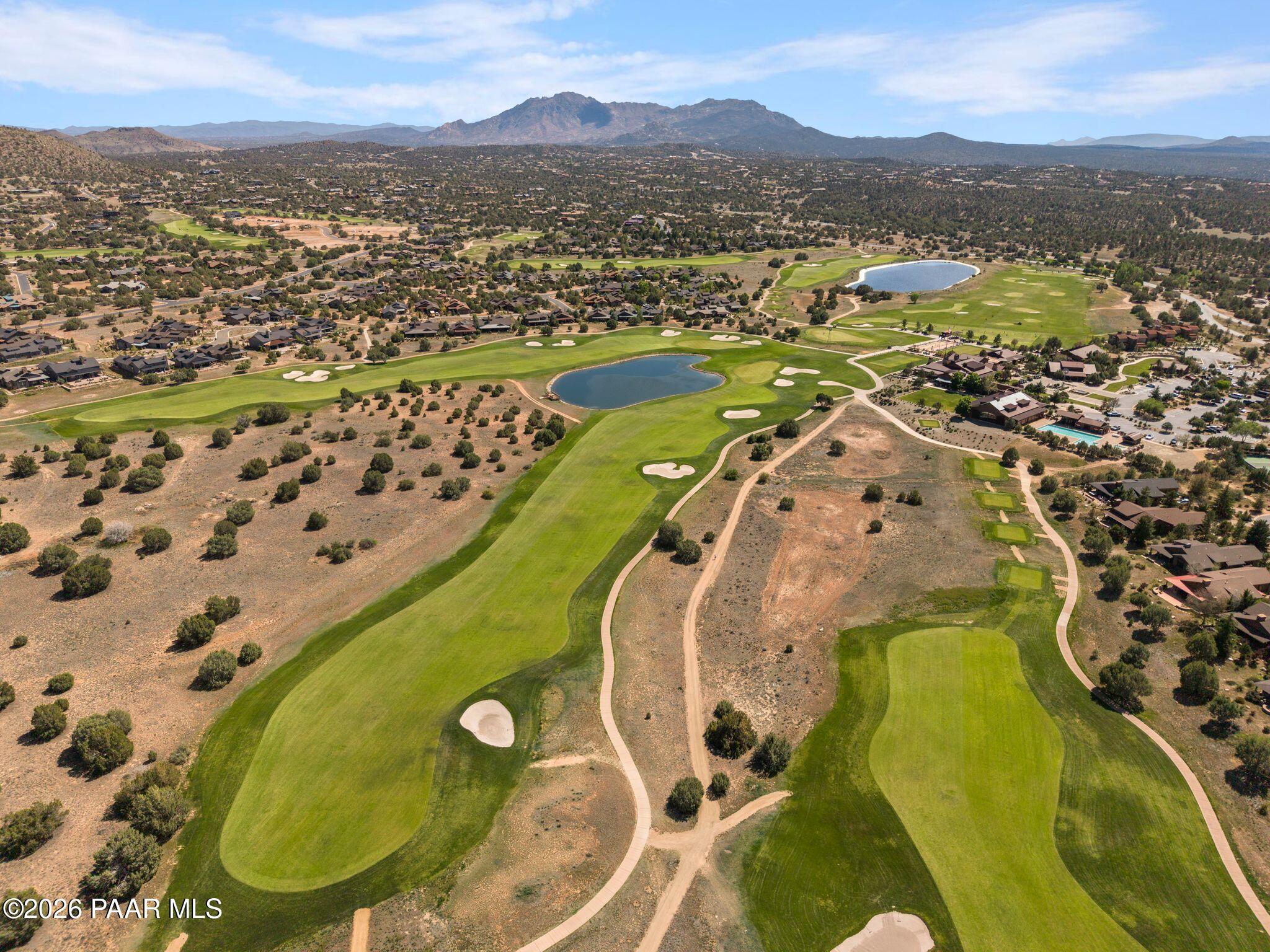 4850 West Three Forks Road Prescott, AZ 86305 - Photo 56 of 69 an aerial view of a swimming pool