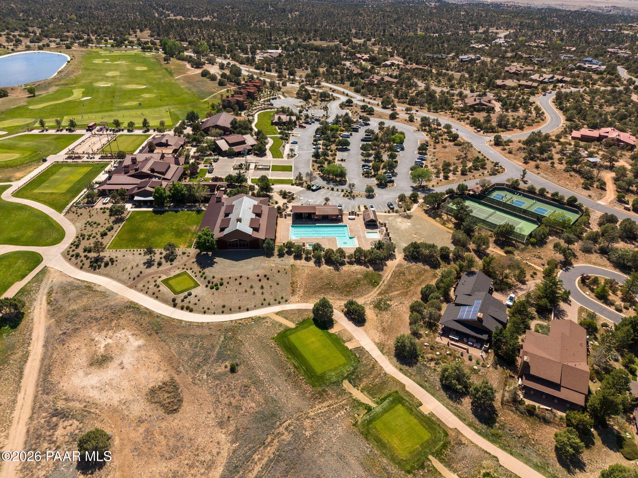 4850 West Three Forks Road Prescott, AZ 86305 - Photo 57 of 69 an aerial view of residential houses with outdoor space