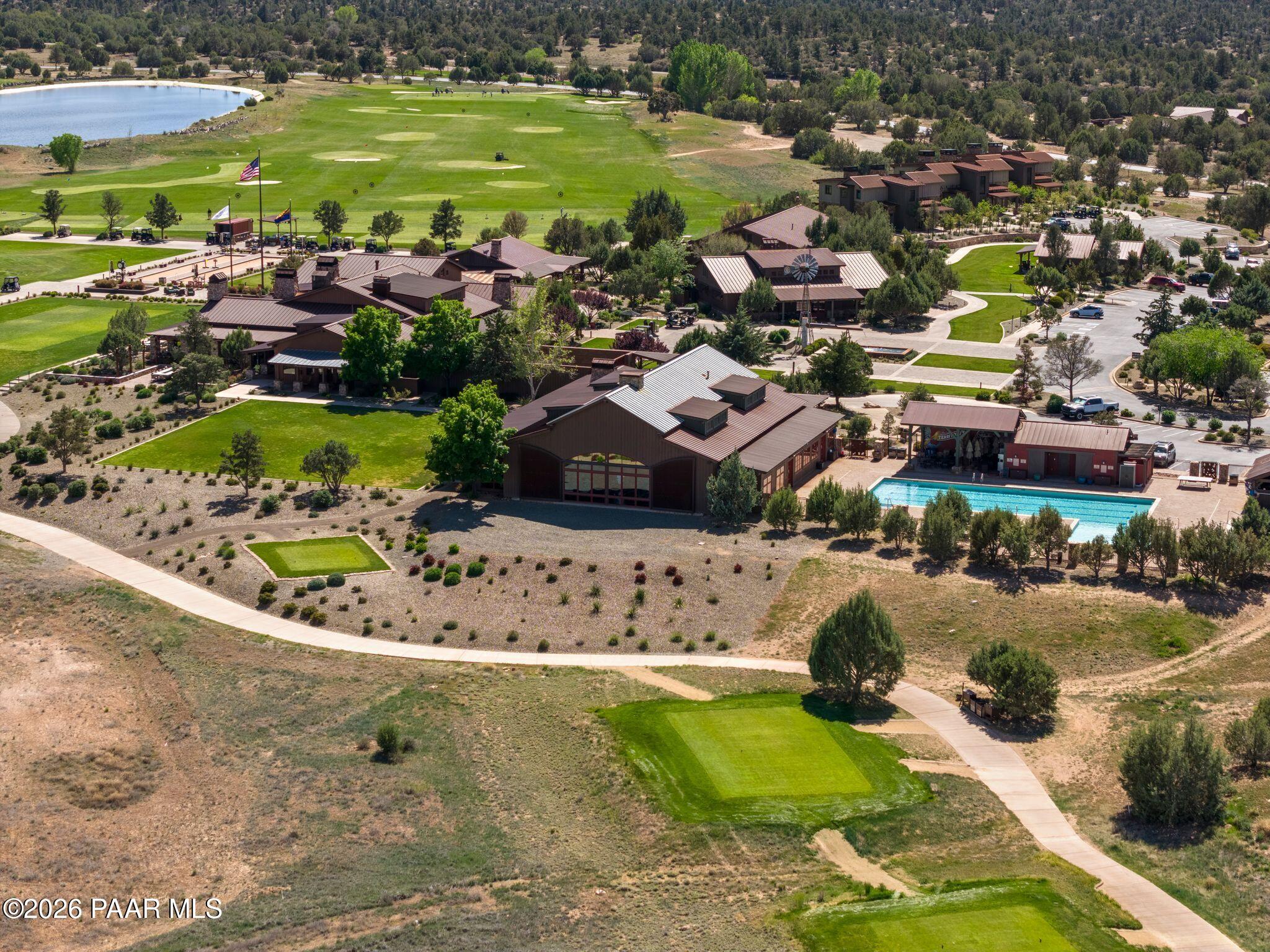 4850 West Three Forks Road Prescott, AZ 86305 - Photo 58 of 69 an aerial view of a house with a ocean view