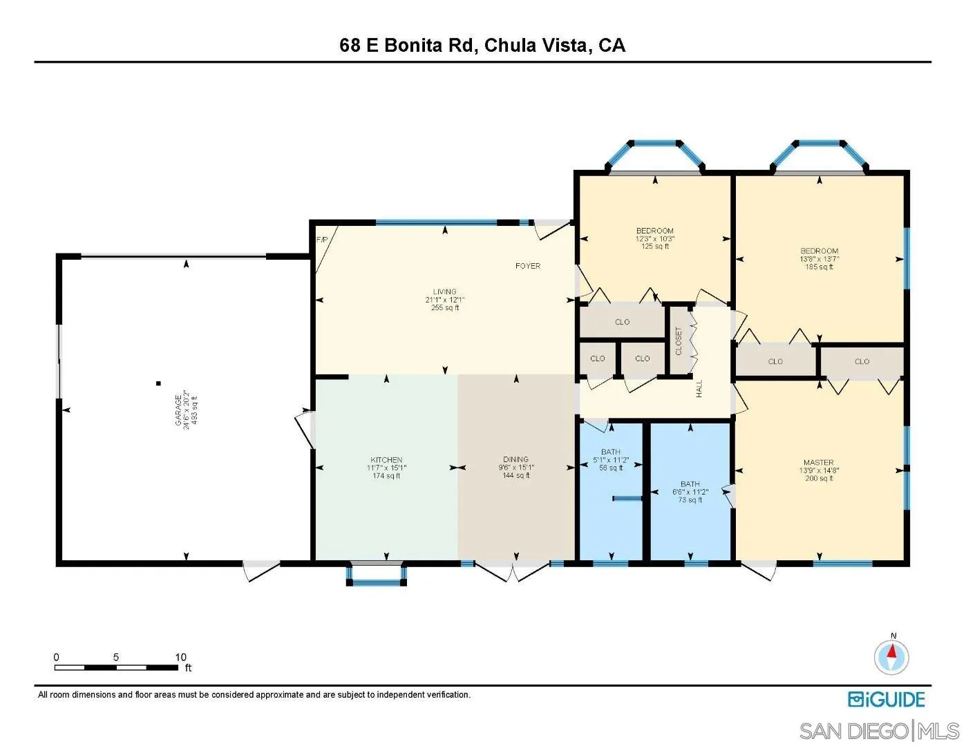 68 Bonita Road Chula Vista, CA 91910 - Photo 6 of 57 a picture of a bathroom with a shower