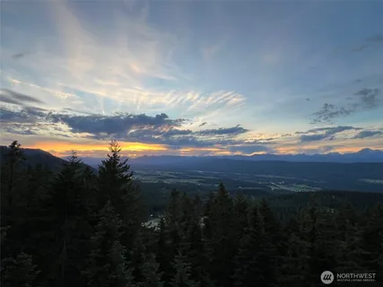 a view of sunset