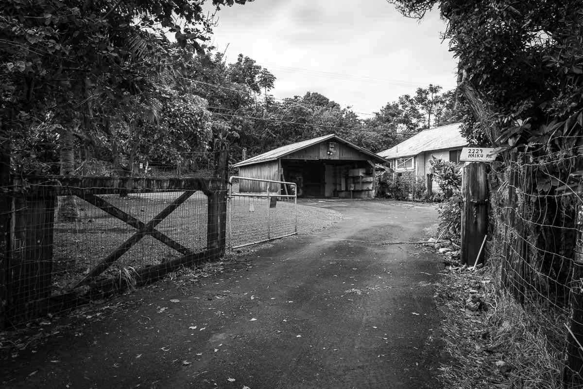 a view of a wooden house with a yard