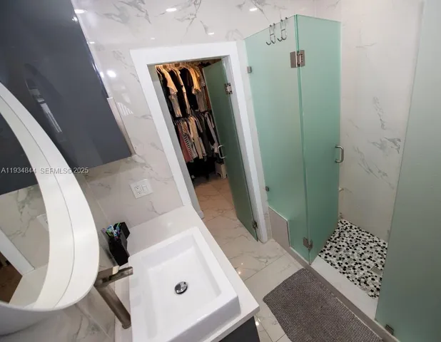 a view of a small space