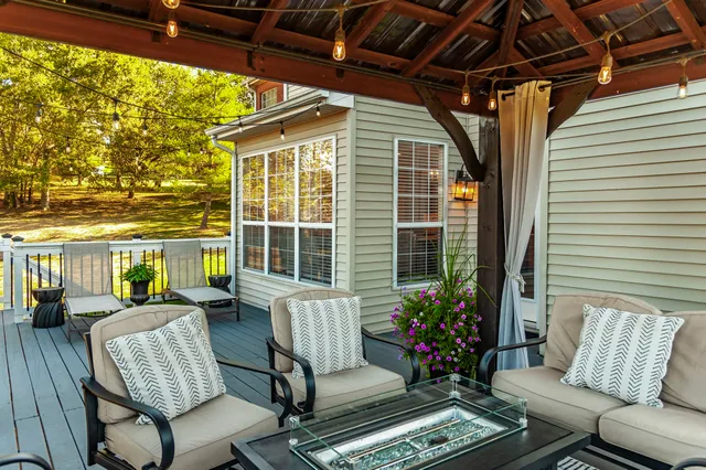 a view of a house with a porch