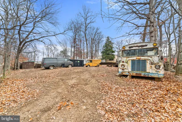 a car parked in front of a house