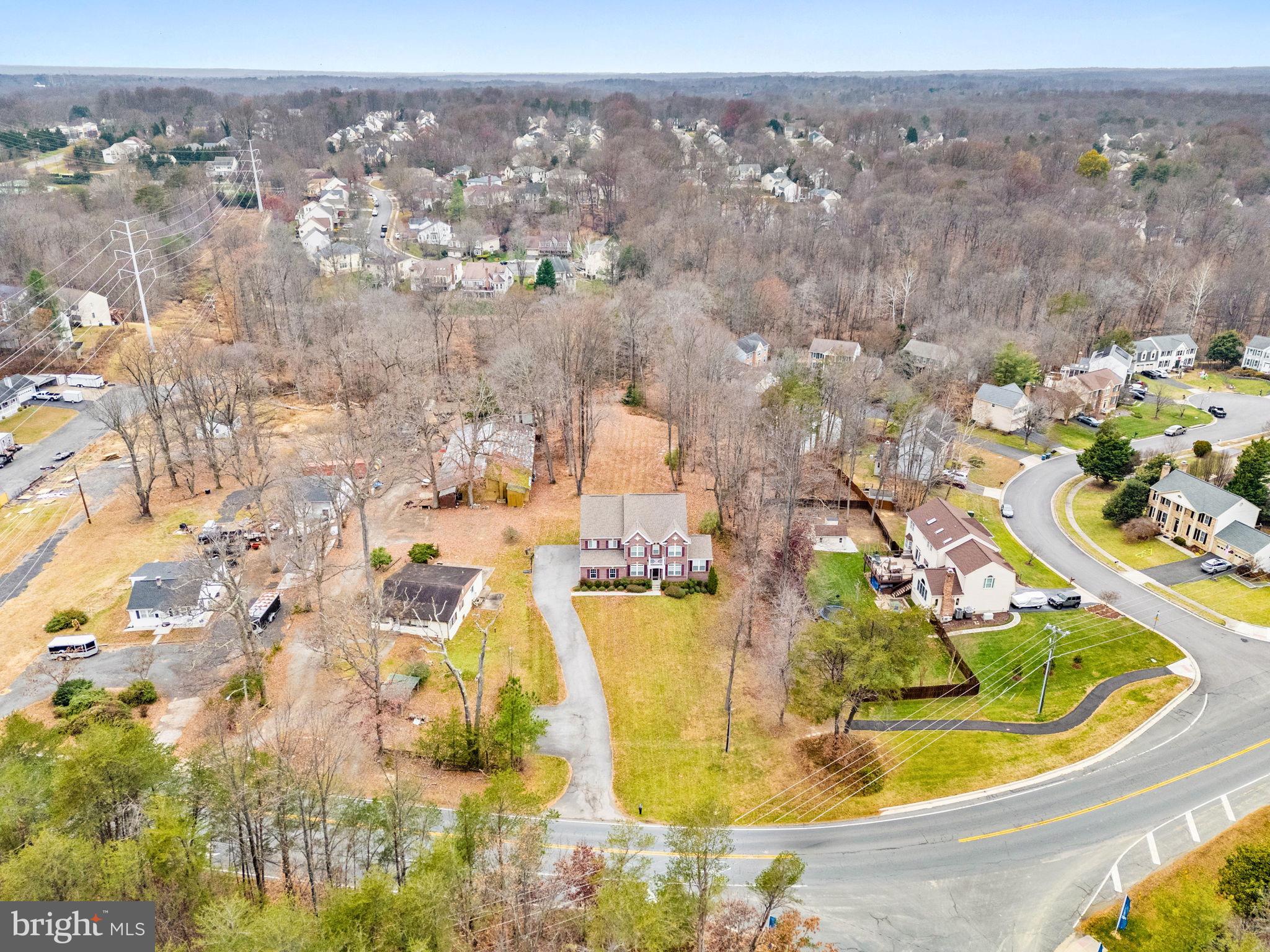 8906 Hooes Road Fairfax Station, VA 22039 - Photo 23 of 45 an aerial view of residential house with outdoor space