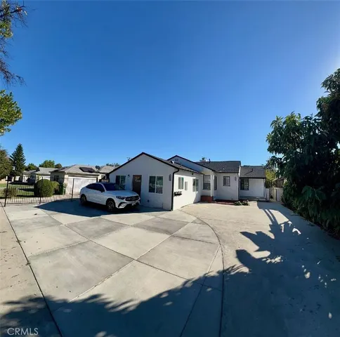 a house with a outdoor space