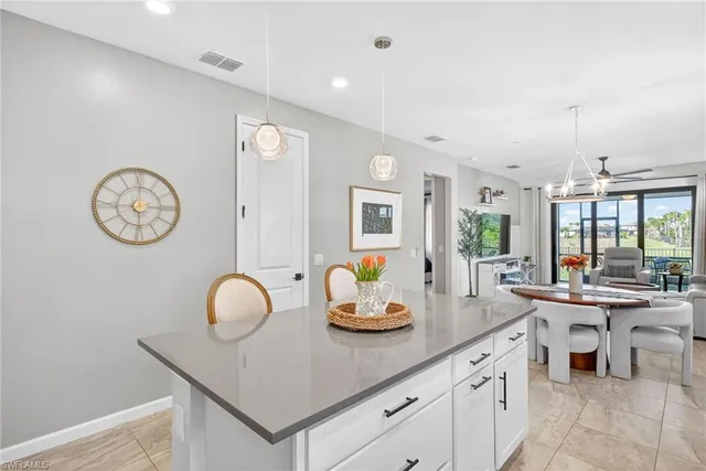 a very nice looking room with a large window