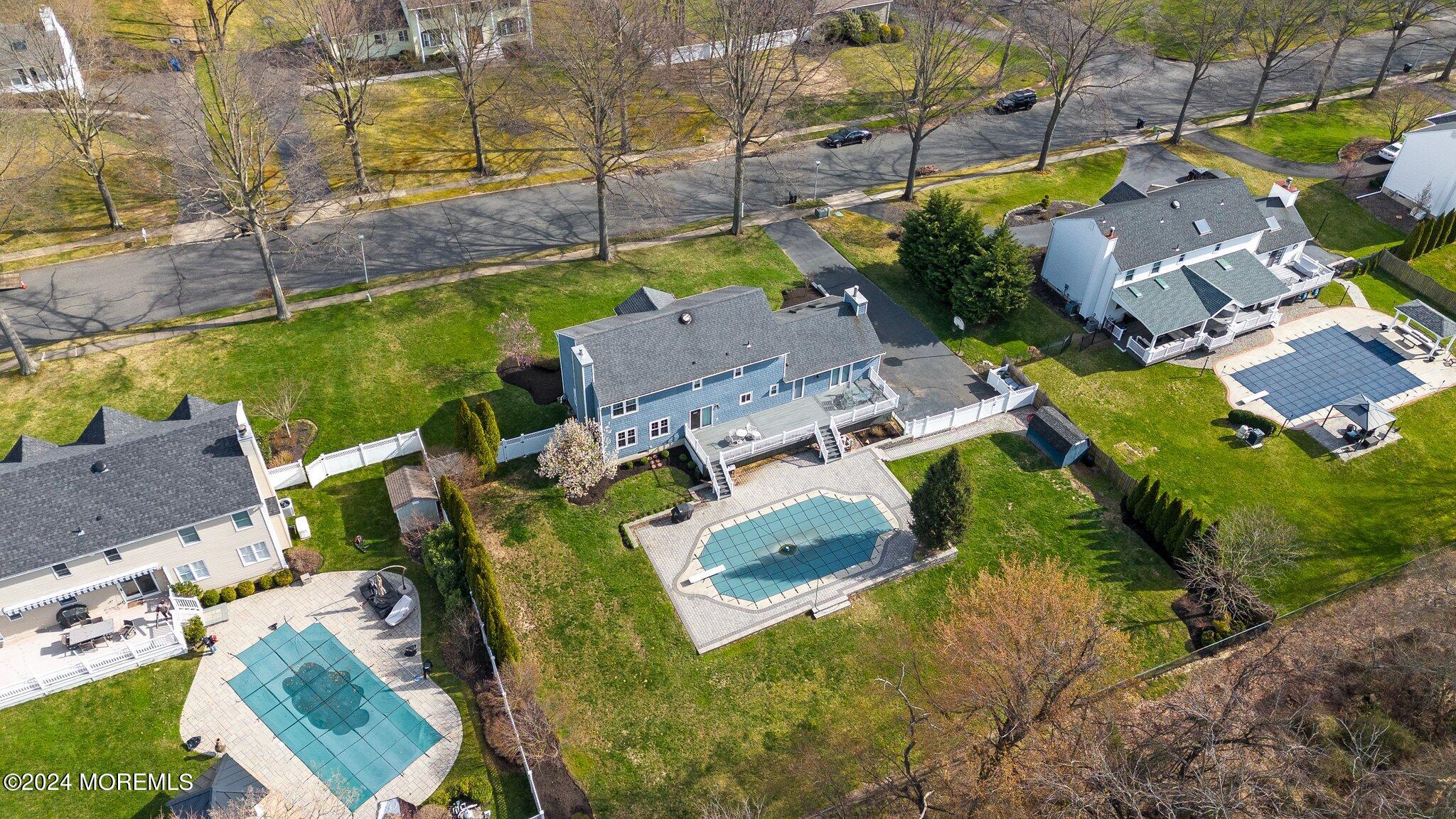 234 Yale Drive Lincroft, NJ 07738 - Photo 38 of 38 an aerial view of residential house with outdoor space