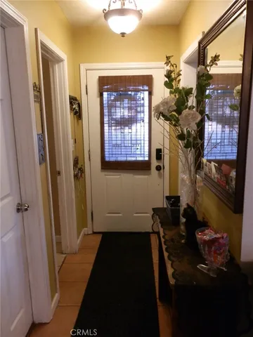 a view of a entryway of a house