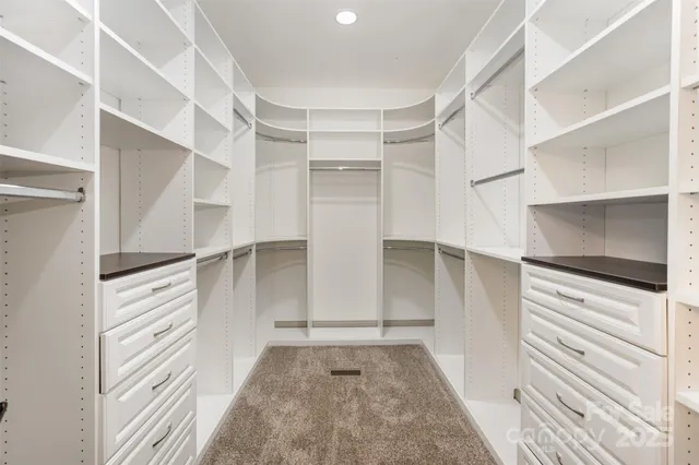 a view of walk in closet