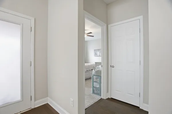 a view of cabinet with bathroom