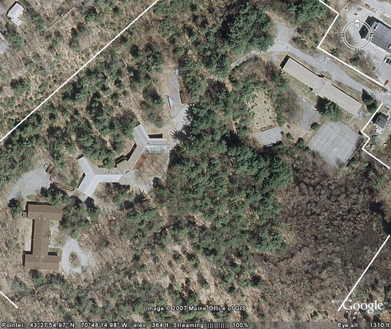 43 Summer Street Springvale, ME 04083 - Photo 4 of 17 00b Aerial campus buildings 2002