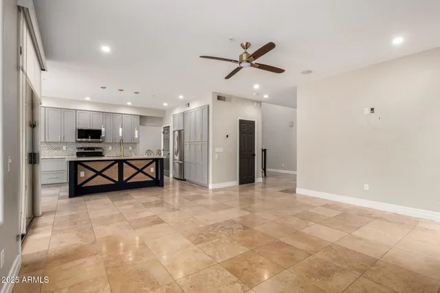 a view of an empty room