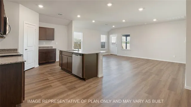 a view of an empty room