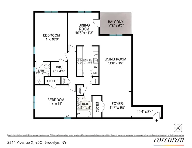 a view of a building with a window and a fireplace