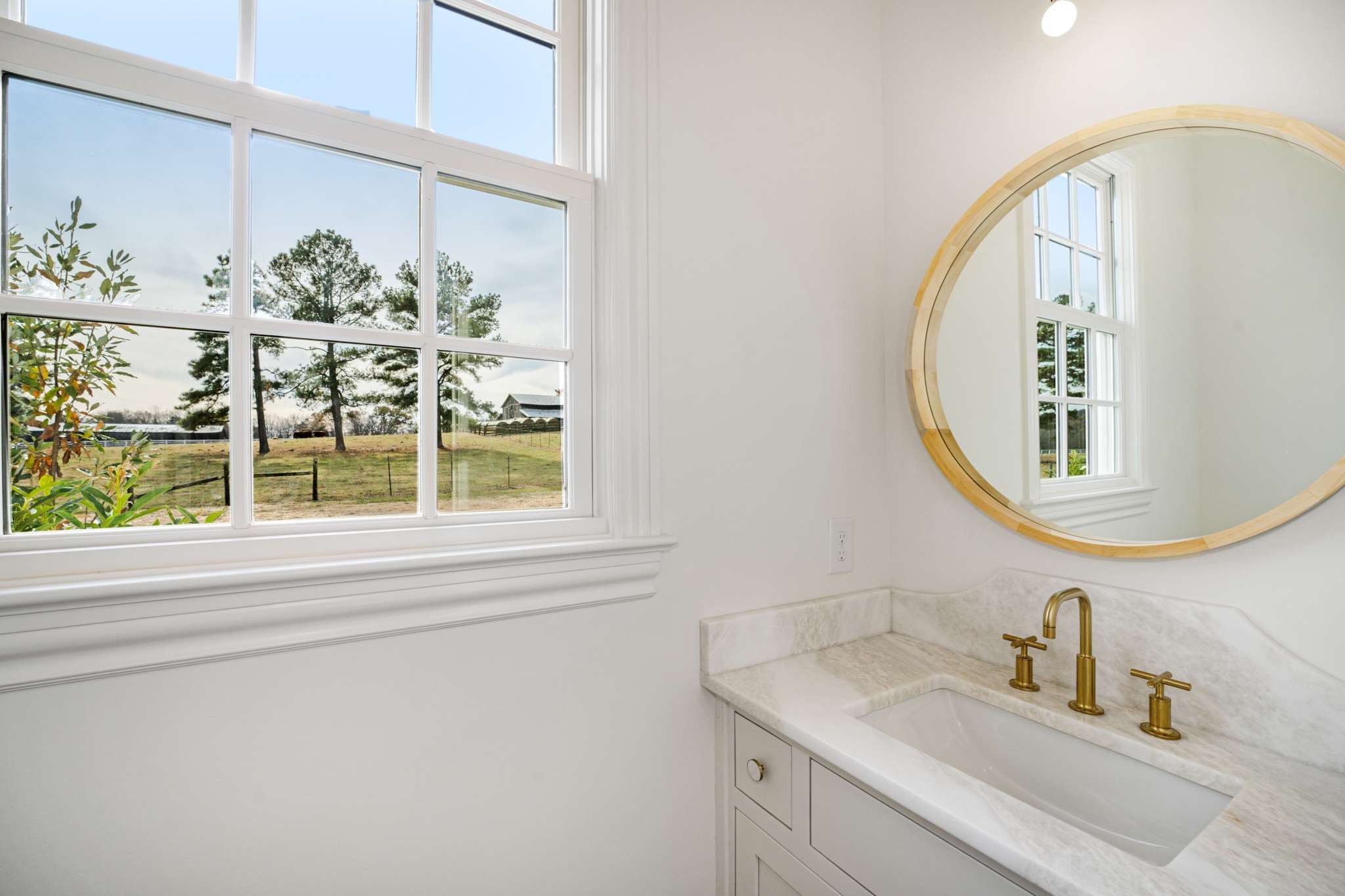 1995 Old Hillsboro Road Franklin, TN 37064 - Photo 39 of 70 a bathroom with a sink mirror and vanity