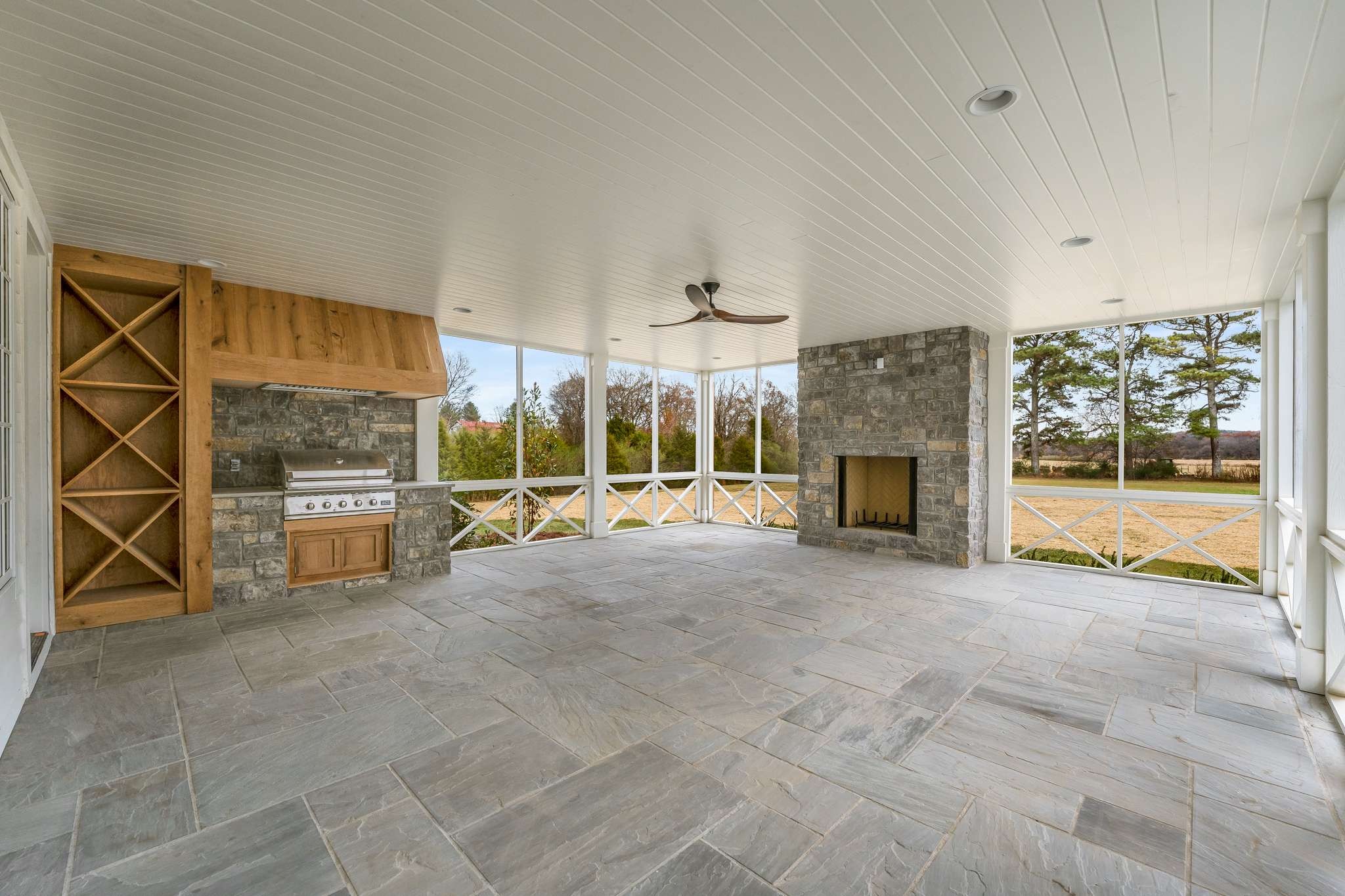 1995 Old Hillsboro Road Franklin, TN 37064 - Photo 52 of 70 a view of an empty room with a fireplace