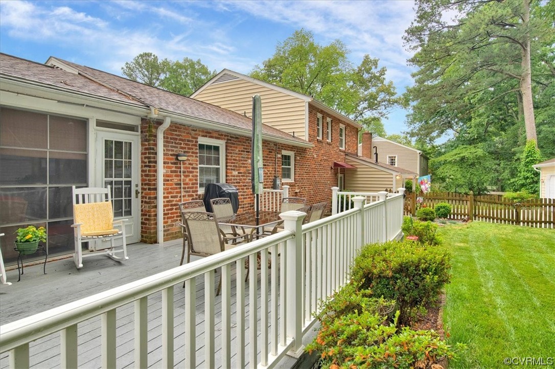900 Ryder Road Richmond, VA 23235 - Photo 38 of 47 a view of a house with backyard and porch