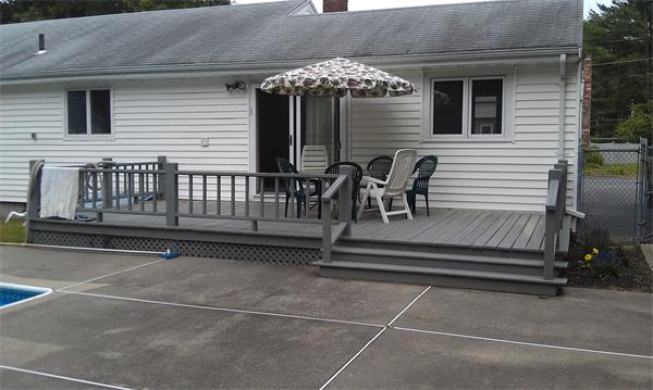 37 Dale Road Holbrook, MA 02343 - Photo 14 of 15 a view of a chairs and table in the back yard of the house
