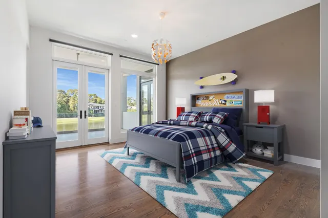 a bathroom with a double vanity sink mirror and