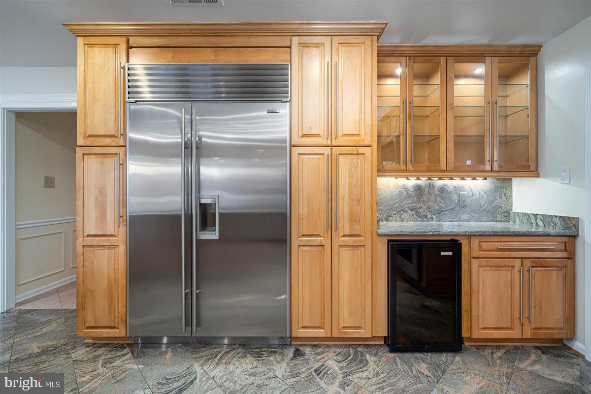 104 Farmgate Lane Silver Spring, MD 20905 - Photo 73 of 78 Sub Zero Refrigerator and Under Cabinet Wine Coole