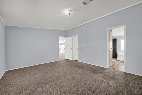 a view of an empty room