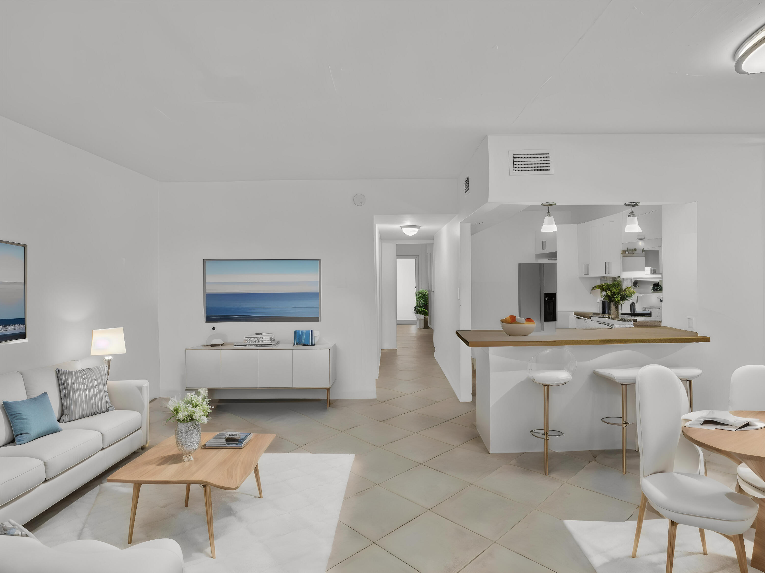 320 South Surf Road, Unit 402 Hollywood, FL 33019 - Photo 11 of 30 Baker-402-STAGED bar-living-room-view.jp