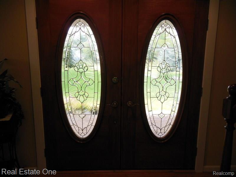 10155 Roberts Road Gregory, MI 48137 - Photo 6 of 89 Leaded glass double front doors.