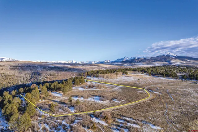 a view of a city with sunset