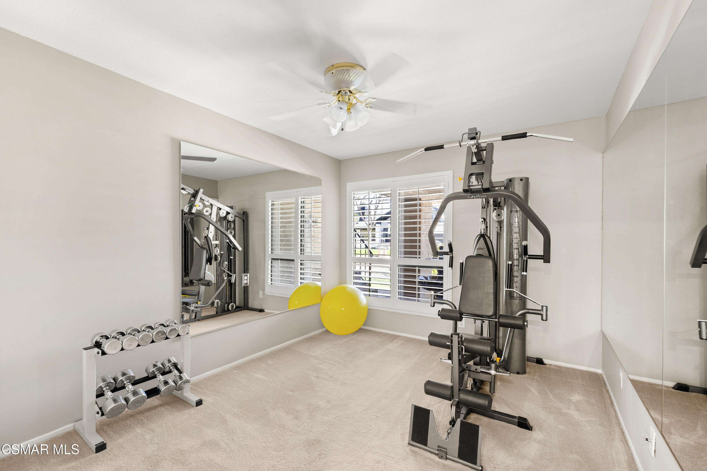 2489 North Greensward Street Simi Valley, CA 93065 - Photo 15 of 37 a view of a room with gym equipment