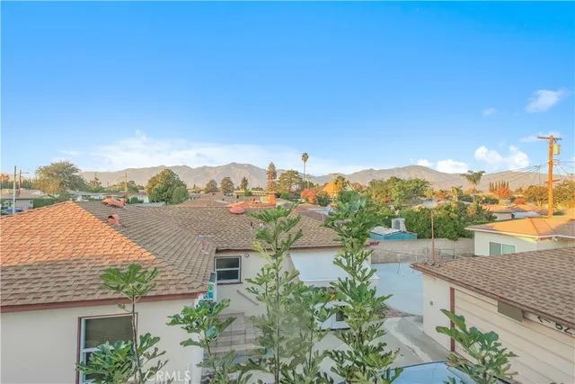 a view of a lake with a yard