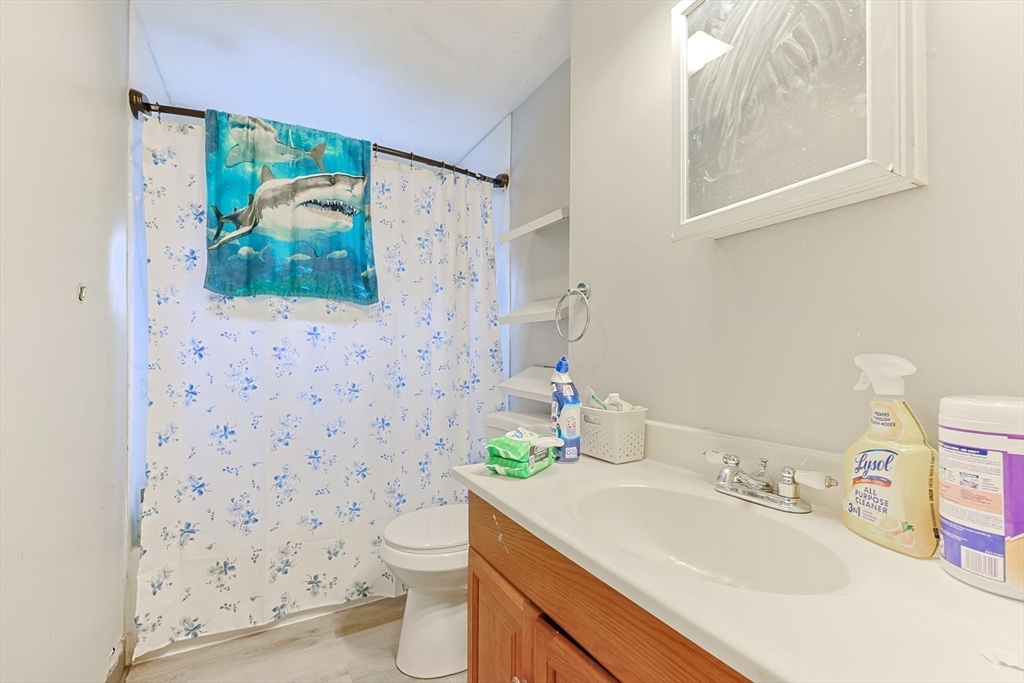 118 Maple Street Fall River, MA 02720 - Photo 16 of 36 a bathroom with a sink toilet and shower