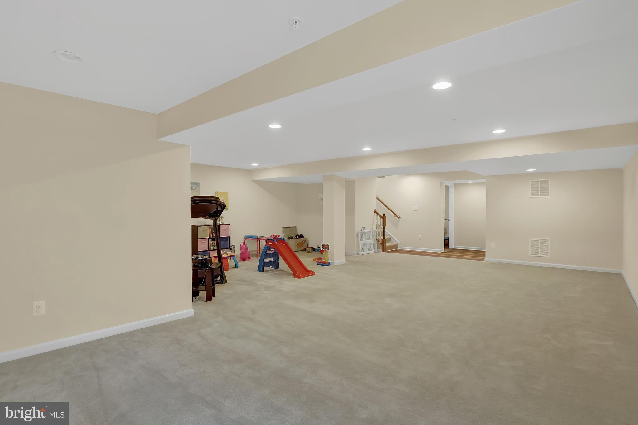 7208 Cherry Lane Laurel, MD 20707 - Photo 24 of 30 Large Recreation Room with recessed Lighting!