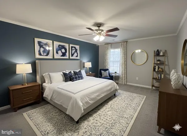 a living room with furniture a rug and a window