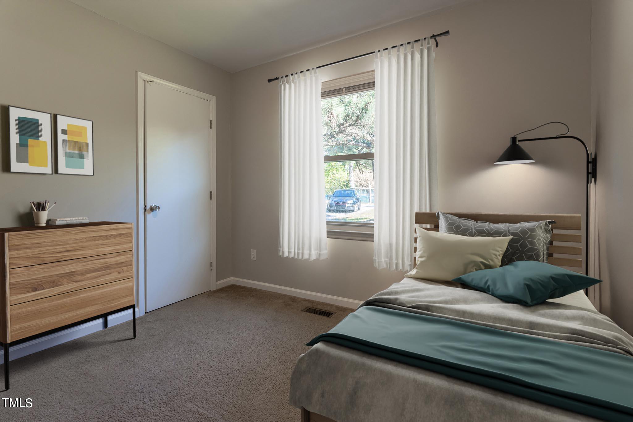 907 Cook Road Durham, NC 27713 - Photo 20 of 37 Bedroom 2 Virtual Staging