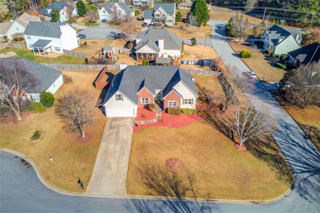 3322 Henderson View Court Southwest Loganville, GA 30052 - Photo 2 of 47 an aerial view of a swimming pool