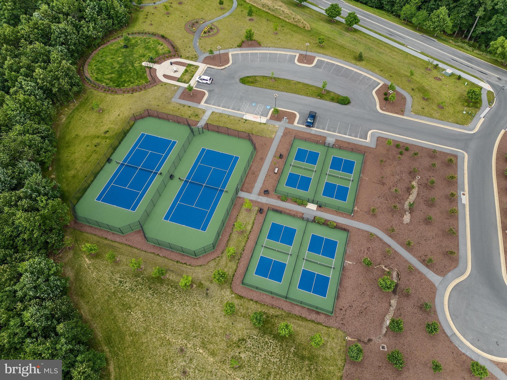 124 Emperor Drive White Post, VA 22663 - Photo 23 of 28 aerial view of a house with a swimming pool