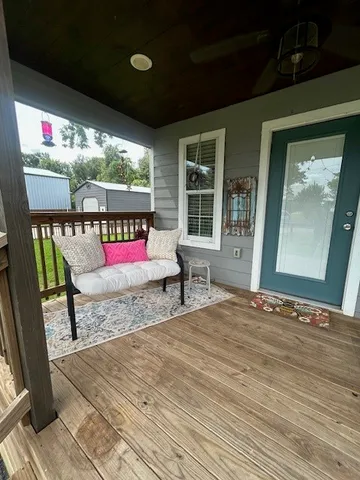 a view of an outdoor space with a patio