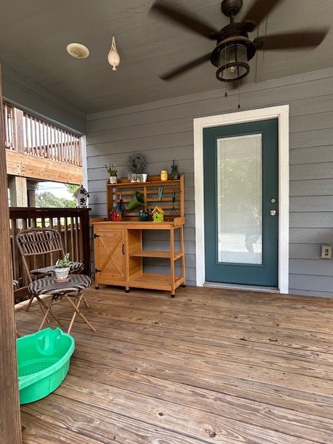 3020 Calhoun Street Bacliff, TX 77518 - Photo 12 of 14 a view of a livingroom with furniture and a ceiling fan