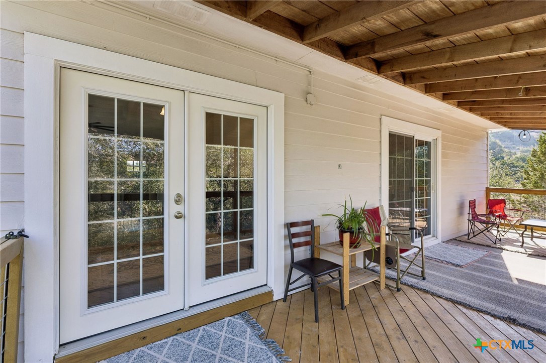515 Valley Ridge Canyon Lake, TX 78133 - Photo 23 of 47 French doors leading to the backporch
