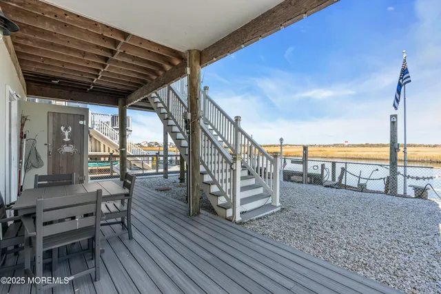 an aerial view of beach and ocean