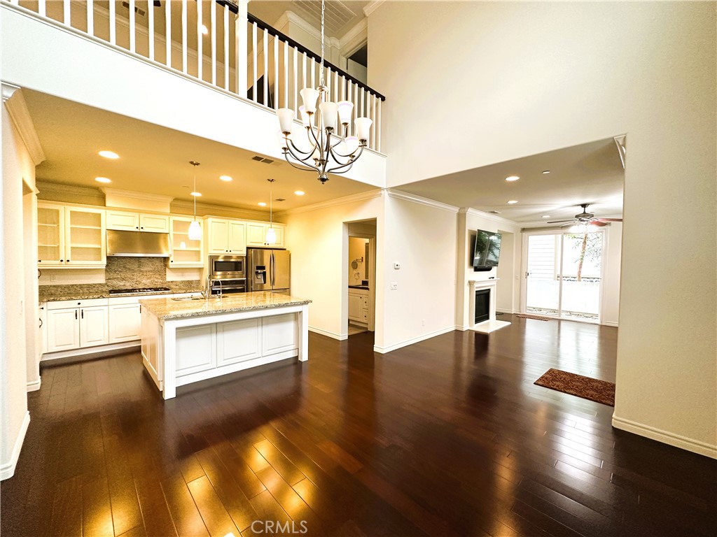 5076 Ruth Way Yorba Linda, CA 92886 - Photo 11 of 58 High Ceiling Dining and Kitchen open area