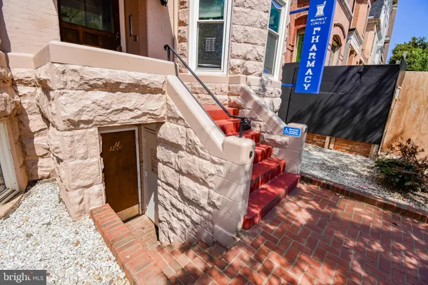 a view of a house with a door